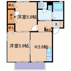 ヴィ・アージュの物件間取画像